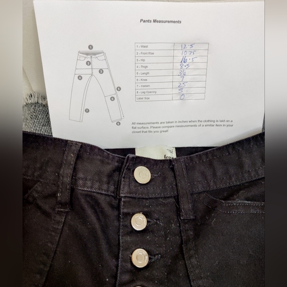 ARITZIA WILFRED Belen High Rise‎ Mom-Fit Black Jeans Sz 0 - Picture 10 of 10